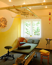 Ein Raum zum Wohlfühlen, für Massage und Osteopathie